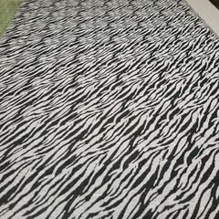 Jersey Knit Fabric Animal Print 4-Way Stretch 2 Yards Gray/Black 59″ Garment Sew