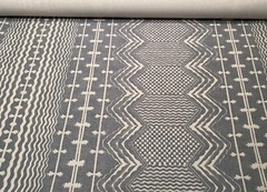 2.5YD FERMOIE UK Abbey Stripe Union Fabric w/ Custom Knit Backing $1144 Retail*