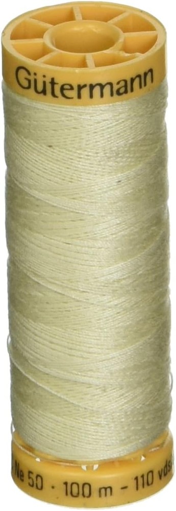 Gutermann Natural Cotton Thread 110 Yards-Ivory (103C-1040) Ivory