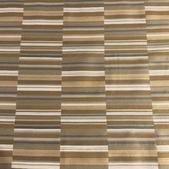 Maharam Offset Passage Brown Stripe Upholstery Fabric