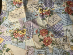 Timeless Treasures “Poetic” CM-3127 Cotton Quilt Fabric Travel, Floral BTHY