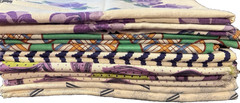 Vintage-Cotton Broadcloth Fabric-Remnants-3# 13Oz-12+ Yards-5 Different Designs