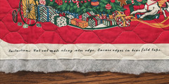 8 Vintage Christmas Tree Placemats 80’s-90s Quilted Cut & Sew Handmade Craft NOS
