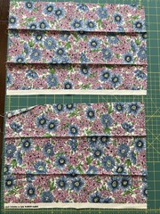 1930’s Vintage Feedsack Fabric- Over 1.75 Yards Total- Green Reproduction- VTG