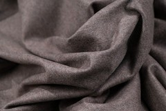 100% Pure Cashmere Fabric 450g Luxury Coat Weight Taupe Melange
