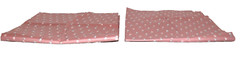 Vintage 2 Pc Stanley King Studio Pink Floral Fabric 54″ x 1 yd. 19″ 1 yd. 13″