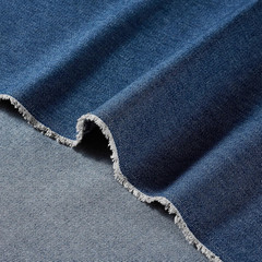 9OZ Washed Denim Fabric by the Yard, 71″ Wide Polyester Cotton Jean Material for
