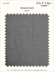 Black Houndstooth Dogstooth Fabric by Yard for Shirting Quilting Apparel & Craft