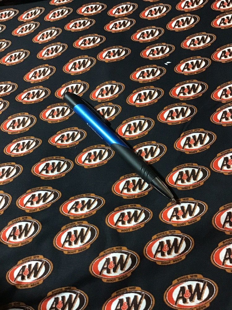 Custom Made, A&W Soda, Cotton Fabric, 1 Yard, 36” x 54” S