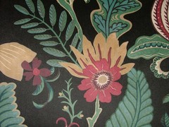 iLiv Velvet Curtain Fabric 2.3 Metres Cantaloupe Ebony Upholstery Cushion Blind