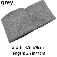 1 Pair Sweater Coat Cuff Fabric Rib Knit Cotton Stretch Trim Sew DIY Soft Casual
