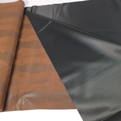 Bulk 25.5 Yards Brown Lizard Embossed Faux Leather Fabric 50″ 52″ W Upholstery