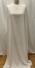 Vintage Gabardine White Gold Stripes Fabric 1 Yd 6″ Long 60″ Wide & 20″ L 40″W