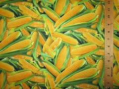 Corn Husks Cobb Snacks Food Cotton Fabric FQ