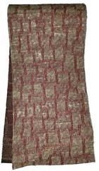 Upholstery Fabric Swatch Marroon With Evergreen 18.25″ X 4″ Swatch #5X