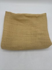 Rose Uniacke Textured Linen Swatch Color Cereal 52”x40” Fabric 10368