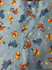 Winnie The Pooh Vintage Fabric #8833 Springs Industries Per Yd 45″ 4yd Available