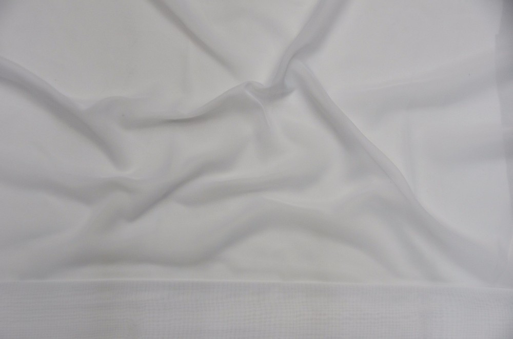 20 YARDS SHEER CHIFFON SOFT DRAPE MATERIAL 60″ WIDE WHITE FABRIC