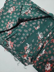 2x Floral Print Batik? Fabric Cotton Rayon Quilt Sewing Craft 36″ X 3yds Total