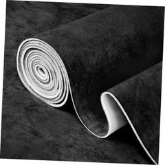 Suede Headliner Fabric, 120″ L×60″ W Car Headliner Material, 120″L×60″W Black