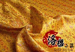 Ancient Costume Silk Satin Sewing Fabric Chinese Dress Baby Clothes Kimono Cos