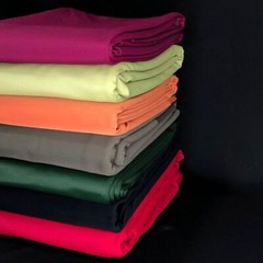 Eco Friendly Poly Recycle Solid Polyester Spandex Fabric 4 Way Stretch 60″wide
