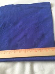 Crinkle polyester blend fabric with embossed design-blue /purple?1 yd 20″ x 41″