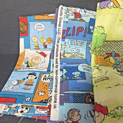 Snoopy Fabric Grab Bag: Baseball & Sports Lot – 1.73 pounds – See description