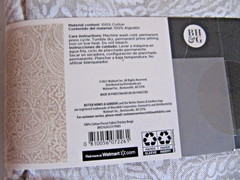 Better Homes & Gardens Precut Fabric 4 Yards Paisley Gray NEW 100% Cotton 2 Pkg