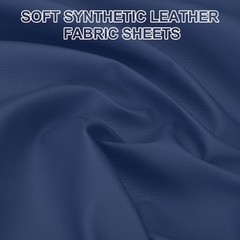 63×39.4in Faux Leather Sheets, Faux Leather Fabric Vinyl PVC, royal-blue