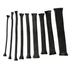 2/4/6/8/10/12/15-40MM Carbon Fibre braided rope tube hollow belt sleeve tube 2m