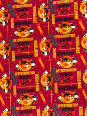 Warner Brothers Camelot Harry Potter Fabric 18” x 42” Vintage Rare New Red