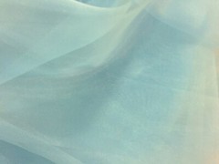 4.5 Yds-Awesome LIGHT ICY BLUE ORGANZA Sheer Crisp Fabric