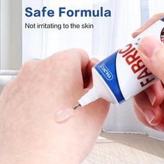 Fabric Glue for Clothing Permanent Washable, Liquid Stitch Fabric Adhesive, Anti