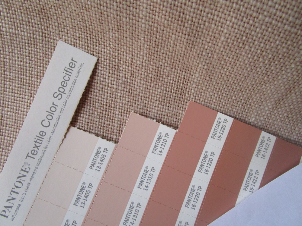 Dusty Peach Pink Blush Linen Fabric 2 sizes