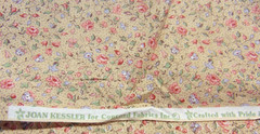 Concord Joan Kessler Cotton Quilt Fabric Mini Rose Floral Print 96″ x 40″
