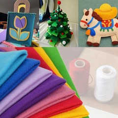 Felt Fabric 36×36 Inch Large Stiff Craft Felt Sewing DIY Coaster Decor Khaki