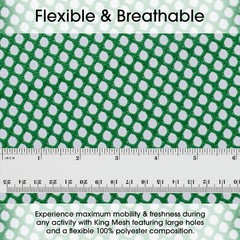 Kelly Green King Mesh Jersey Fabric – $$ Buy More – Save More $$ – #446414