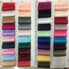 Satin Silky Fabric Plain Thick Cloth Wedding Evening Dress Craft Material DIY