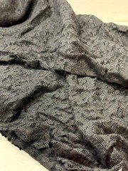 Black Floral Lace Fabric 2 Yards 4 Inches x 43” Wide Sheer Slight Stretch