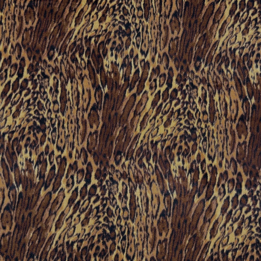 Tiger Leopard Combo Skin Fleece Fabric – 60″ Wide – Sold by The Yard & Bolt