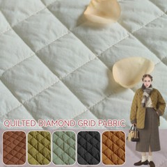 Quilted Linen Patchwork Cotton Fabric Cloth For Down Coat Padded Jacket Texture