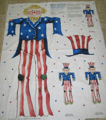 DAISY KINGDOM Scarecrow Sam FABRIC Makes 45″ Door Hanging Decoration Craft NEW