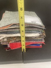 Fabric Samples Square Jab, Chivasso, Carlucci Lot of 90 PC Multi Color Design