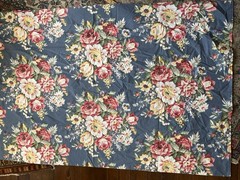 Ralph Lauren Vintage Floral Sheet Remnant 41”x65” NEW