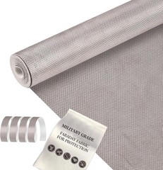 Faraday Fabric Military Grade Fabric 98×43 inch Nickel Copper Faraday Cloth f…