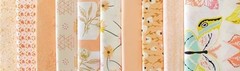Art Gallery Quite Peachy No. 4 Edition Fat Quarter Bundle, 10pc, CB-FQ104, F15