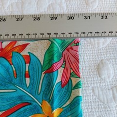 Fashion Avenue Fabri-Quilt Vtg 7056 Tropical Hawaiian Fabric Approx 30″