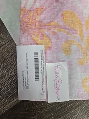 Lilly Pulitzer Lee Jofa Urchin Bimini Fabric Remnant Samples Linen Polyester