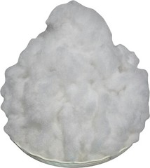 Polyester Fiber Fill Pure White High Resilience PP Cotton Stuffing 0.66 Pounds